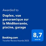 Apartmán Duplex, Vue Panoramique Sur La Mediterranee, Piscine, Garage
